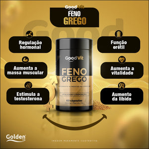 FENO GREGO 500MG C/60 CÁPSULAS GOOD VIT